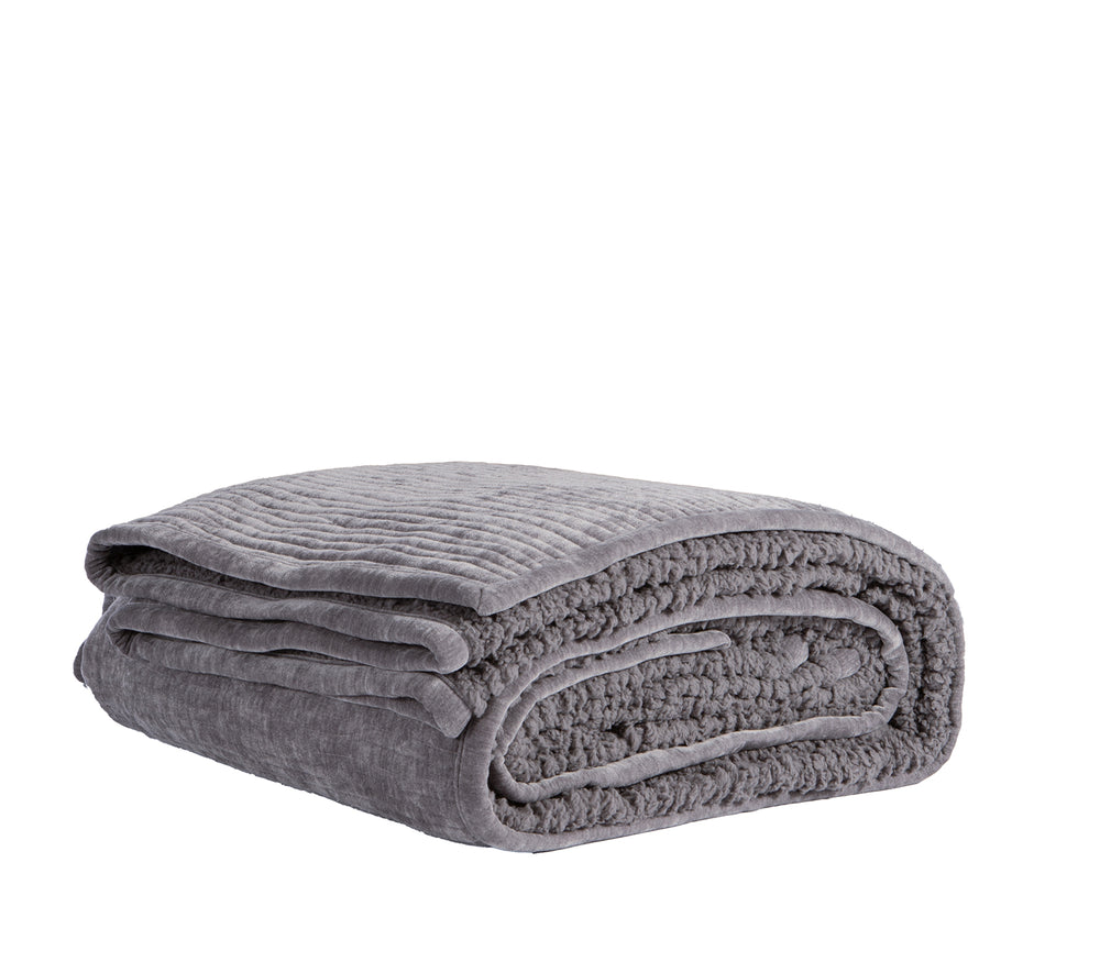 Κουβερλί Υπέρδιπλο Γκρι 230Χ240 Brave Nef-Nef Homeware