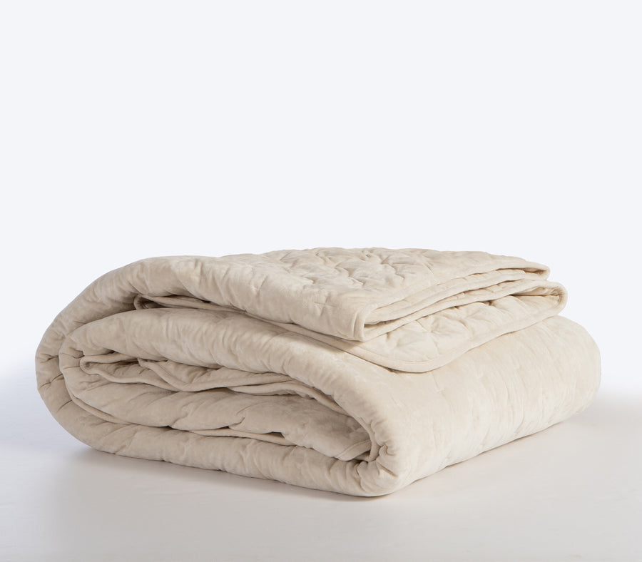 Κουβερλί Υπέρδιπλο Εκρού 230Χ240 Priver Nef-Nef Homeware