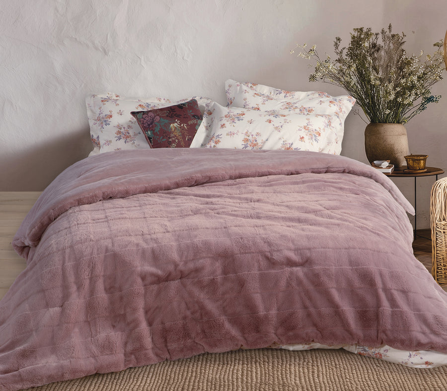 Κουβερτοπάπλωμα Διπλό Μωβ Wane 240X220 Nef-Nef Homeware