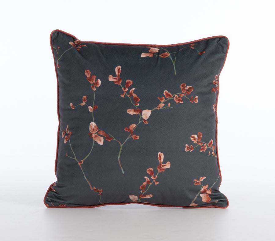 Διακοσμητικό Μαξιλάρι Μπλε/Μαύρο Vania 45X45 Nef-Nef Homeware