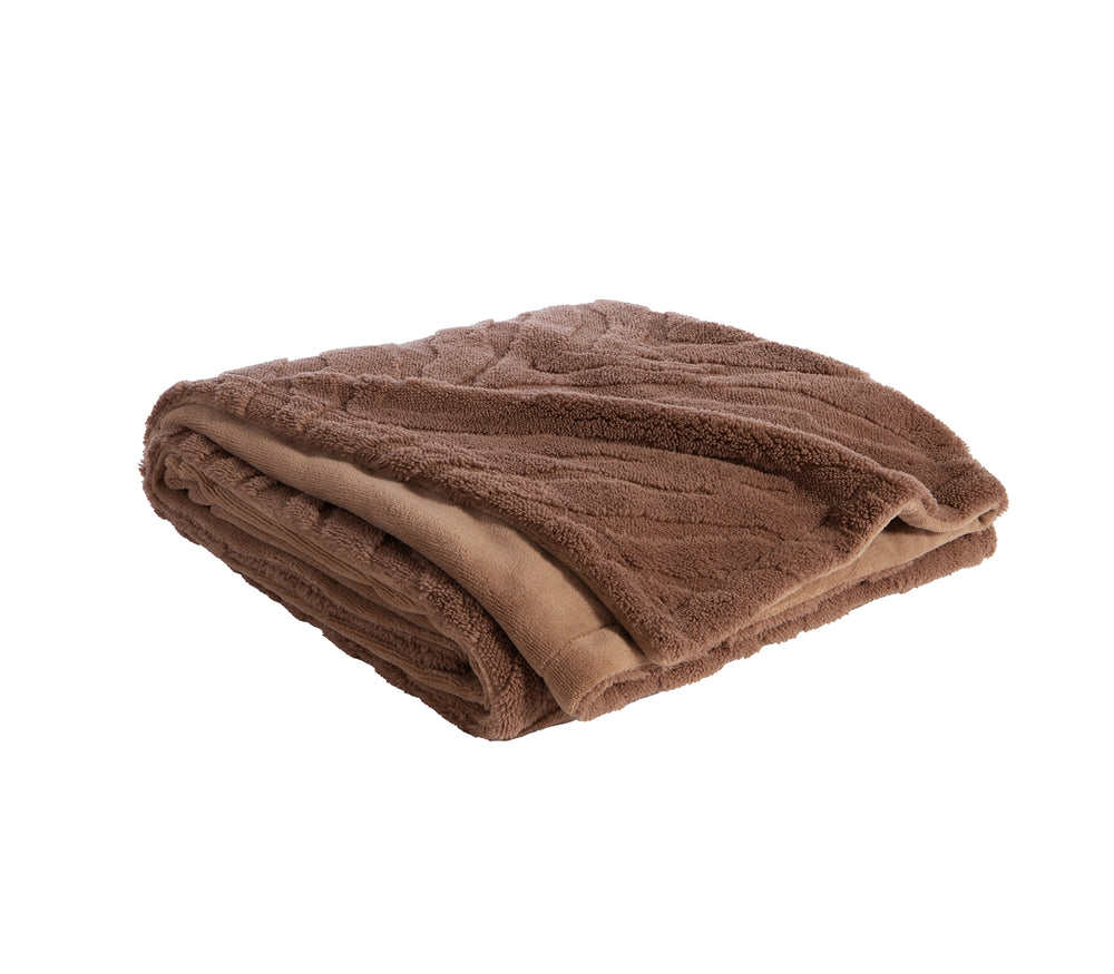 Κουβέρτα Καναπέ Καφέ Sherpa Berien 130X180 Nef-Nef Homeware