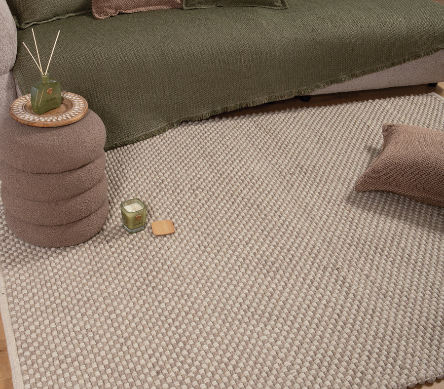 Μπεζ Χαλί Πολυεστερικό Marilia 70X140 Nef-Nef Homeware