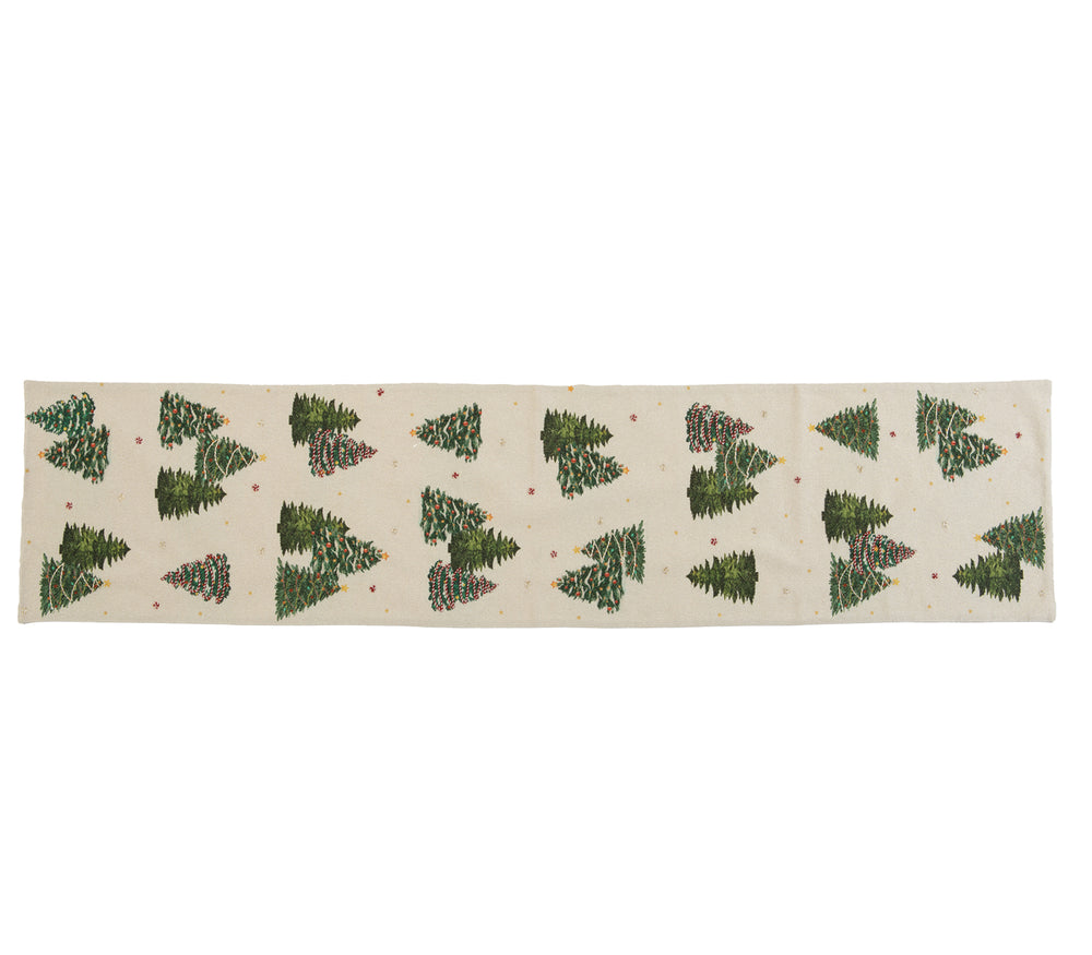 Χριστουγεννιάτικη Τραβέρσα Μπεζ Happy Holiday 33X150 Nef-Nef Homeware