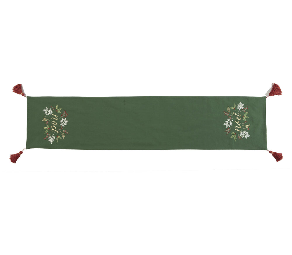Χριστουγεννιάτικη Τραβέρσα Πράσινη Noel Verde 33X150 Nef-Nef Homeware