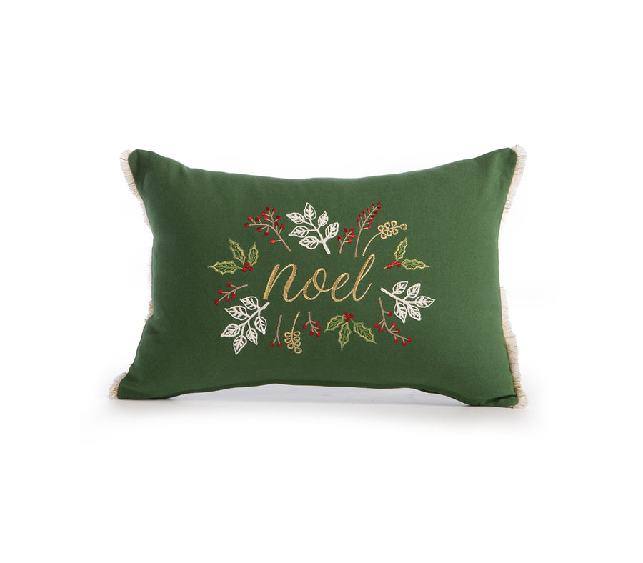 Χριστουγεννιάτικο Διακοσμητικό Μαξιλάρι Πράσινο/Άσπρο Noel Verde 30X45 Nef-Nef Homeware