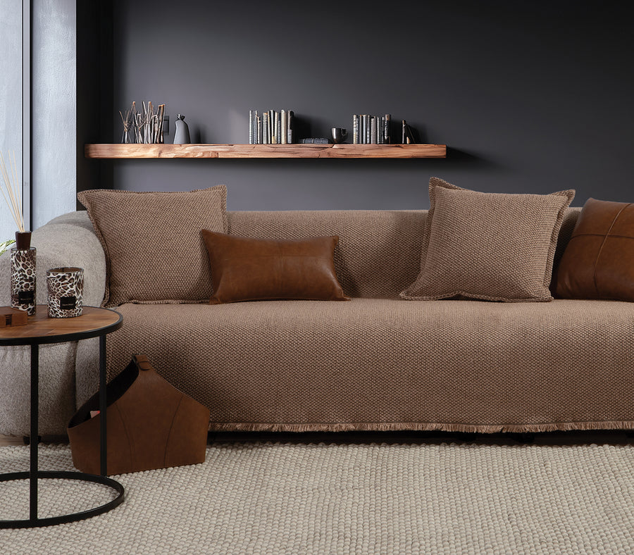 Ριχτάρι Διθέσιου Καναπέ Μόκκα Brooklyn 170X250 Nef-Nef Homeware