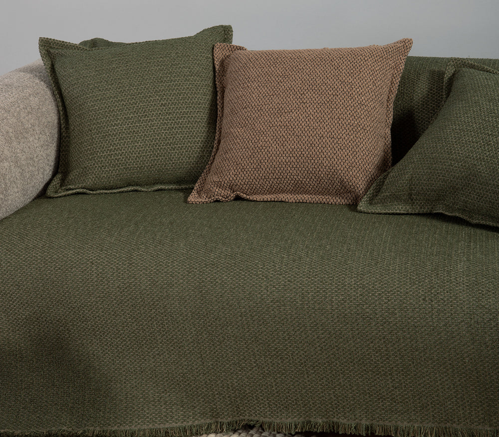 Ριχτάρι Τριθέσιου Καναπέ Πράσινο Brooklyn 170X300 Nef-Nef Homeware