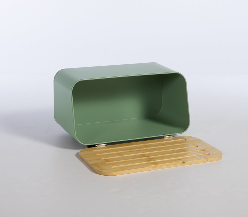 Ψωμιέρα Μεταλλική Πράσινη Nef-Nef Homeware 34,5X19X17