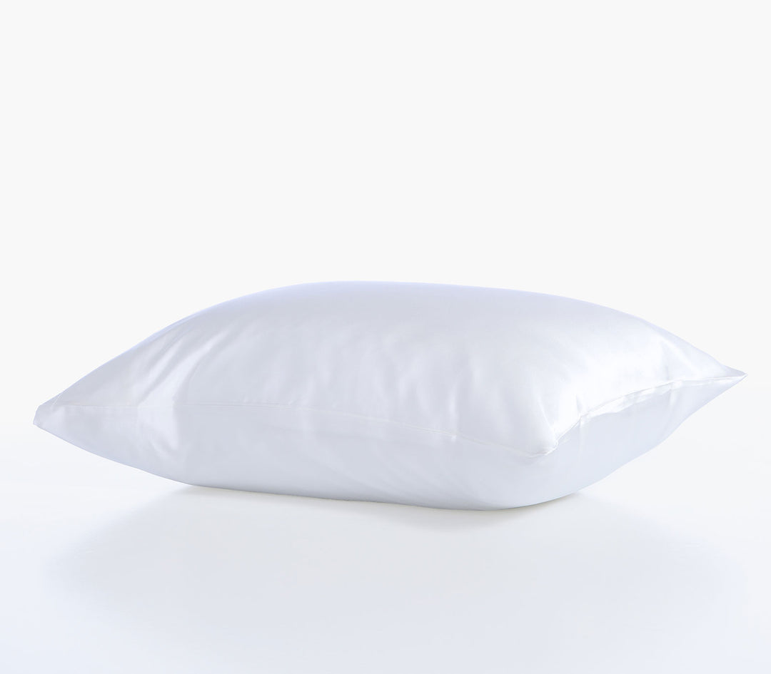 Μαξιλαροθήκη Ύπνου Μεταξωτή Λευκό Μονόχρωμη Diamond 50X70 Nef-Nef Homeware