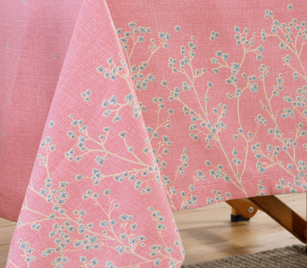 Τραπεζομάντηλο Φλοράλ Κοραλί Βαμβακερό Floriva 140X240cm Nef-Nef Homeware