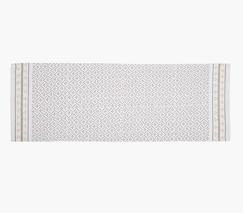 Τραβέρσα Εκρού/Μαύρη Βαμβακερή Ishmar 45X140cm Nef-Nef Homeware