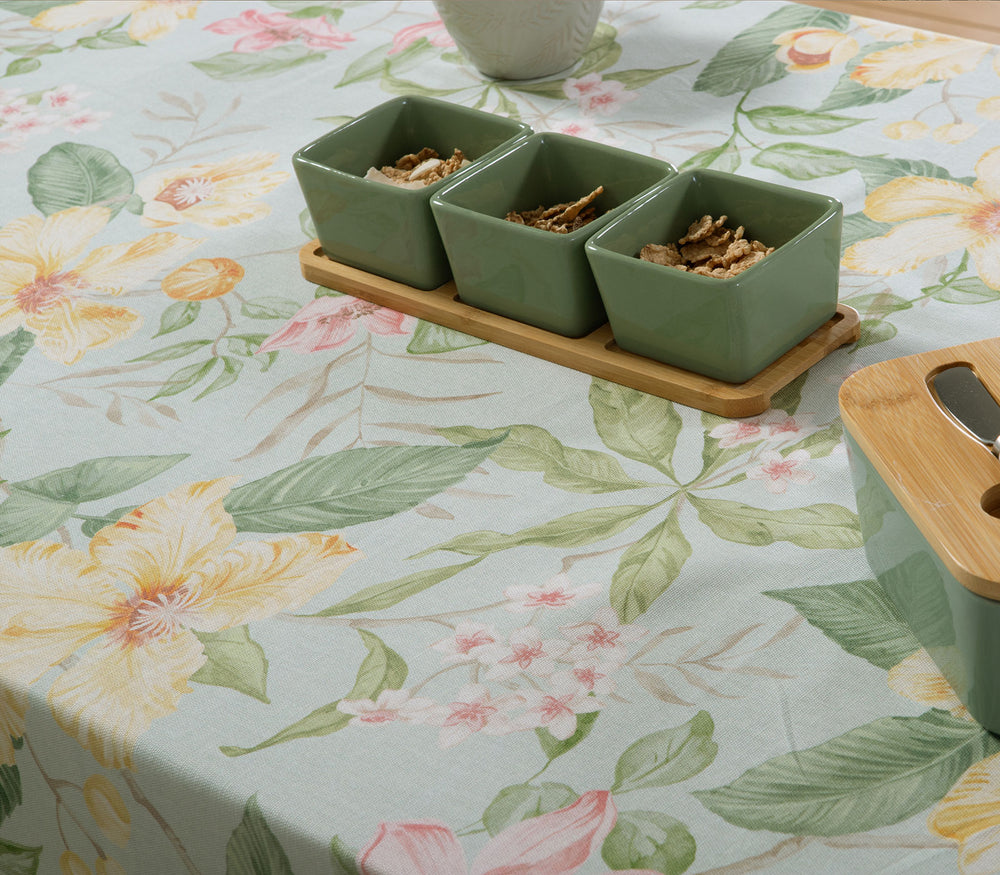 Τραπεζομάντηλο Πράσινο Βαμβακερό Opalyn 140X180cm Nef-Nef Homeware