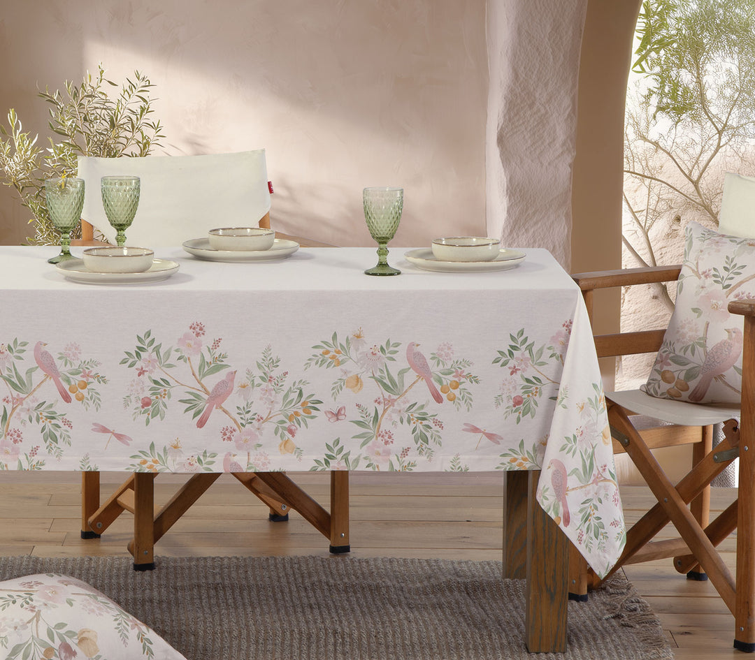 Τραπεζομάντηλο Εκρού Βαμβακερό Dreamel 140X180cm Nef-Nef Homeware