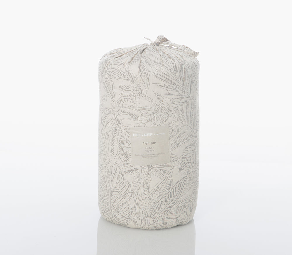 Κουβερλί Υπέρδιπλο Εκρού-Γκρι 230Χ240 Tundra Nef-Nef Homeware