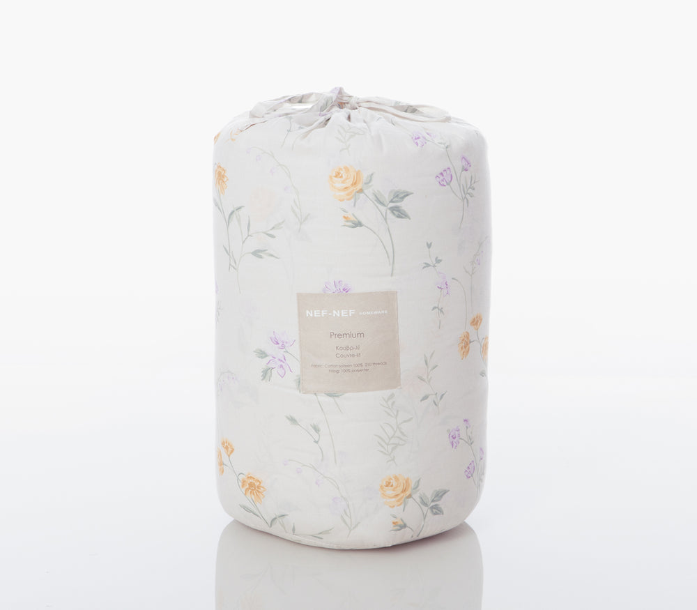 Κουβερλί Υπέρδιπλο Εκρού 230Χ240 Rozaria Nef-Nef Homeware