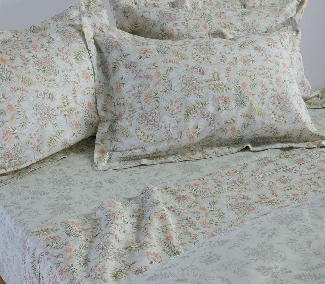 Σετ Σεντόνια King Size Βαμβακοσατέν Μέντα Blessing 280X270 Nef-Nef Homeware