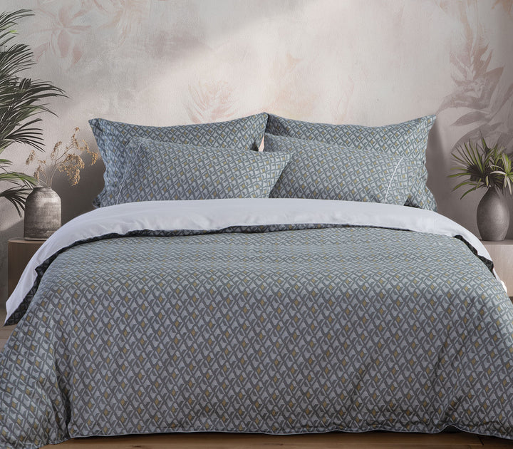 Σετ Σεντόνια King Size Βαμβακοσατέν Γκρι Dominat 280X270 Nef-Nef Homeware