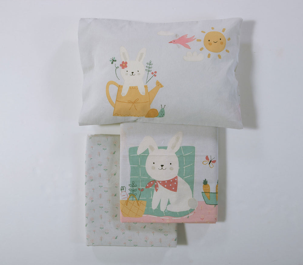 Σετ Βρεφικά Σεντόνια Κούνιας Τιρκουάζ 3τμχ Pic Nic Together Nef-Nef Homeware