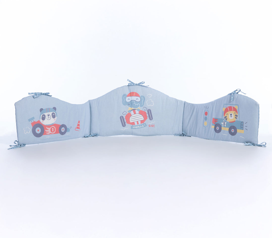 Βρεφική Πάντα Κούνιας Μπλε Super Boy Nef-Nef Homeware