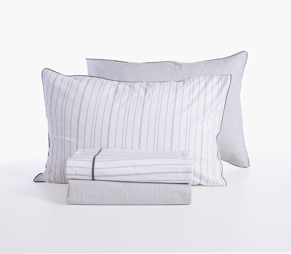 Σετ Σεντόνια Υπέρδιπλα Βαμβακοσατέν Λευκά Optimal 240X270 Nef-Nef Homeware