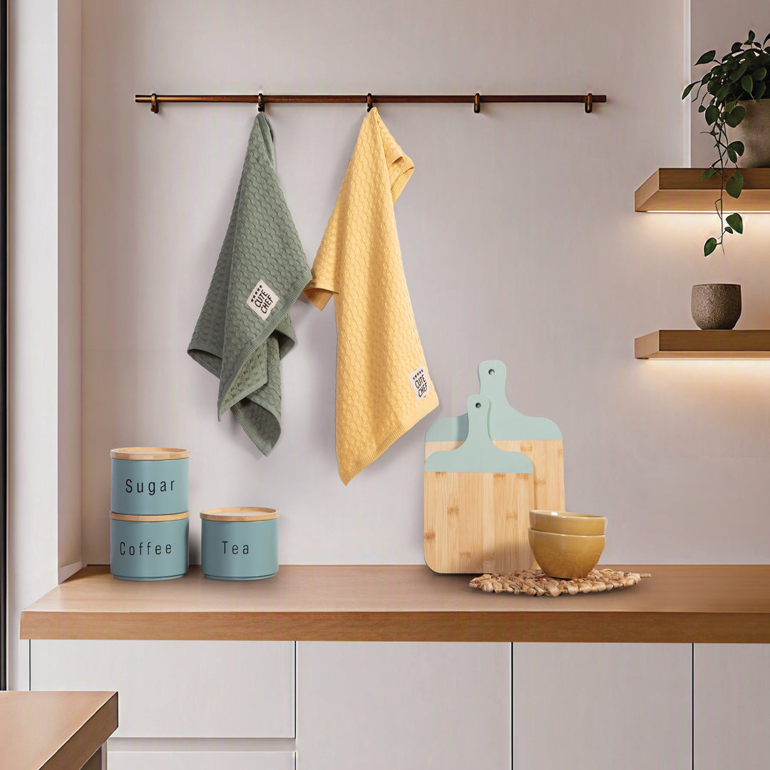 Ποτηρόπανο Καφέ Πικέ Βαμβακερό Cute Chef Nef-Nef Homeware