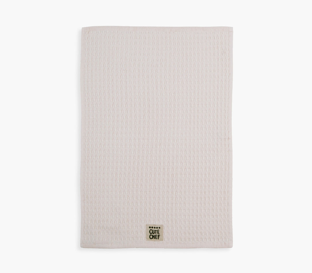 Ποτηρόπανο Εκρού Βαμβακερό Cute Chef 45X68cm Nef-Nef Homeware
