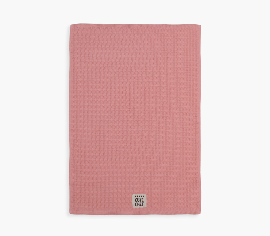 Ποτηρόπανο Ροζ Βαμβακερό Cute Chef 45X68cm Nef-Nef Homeware