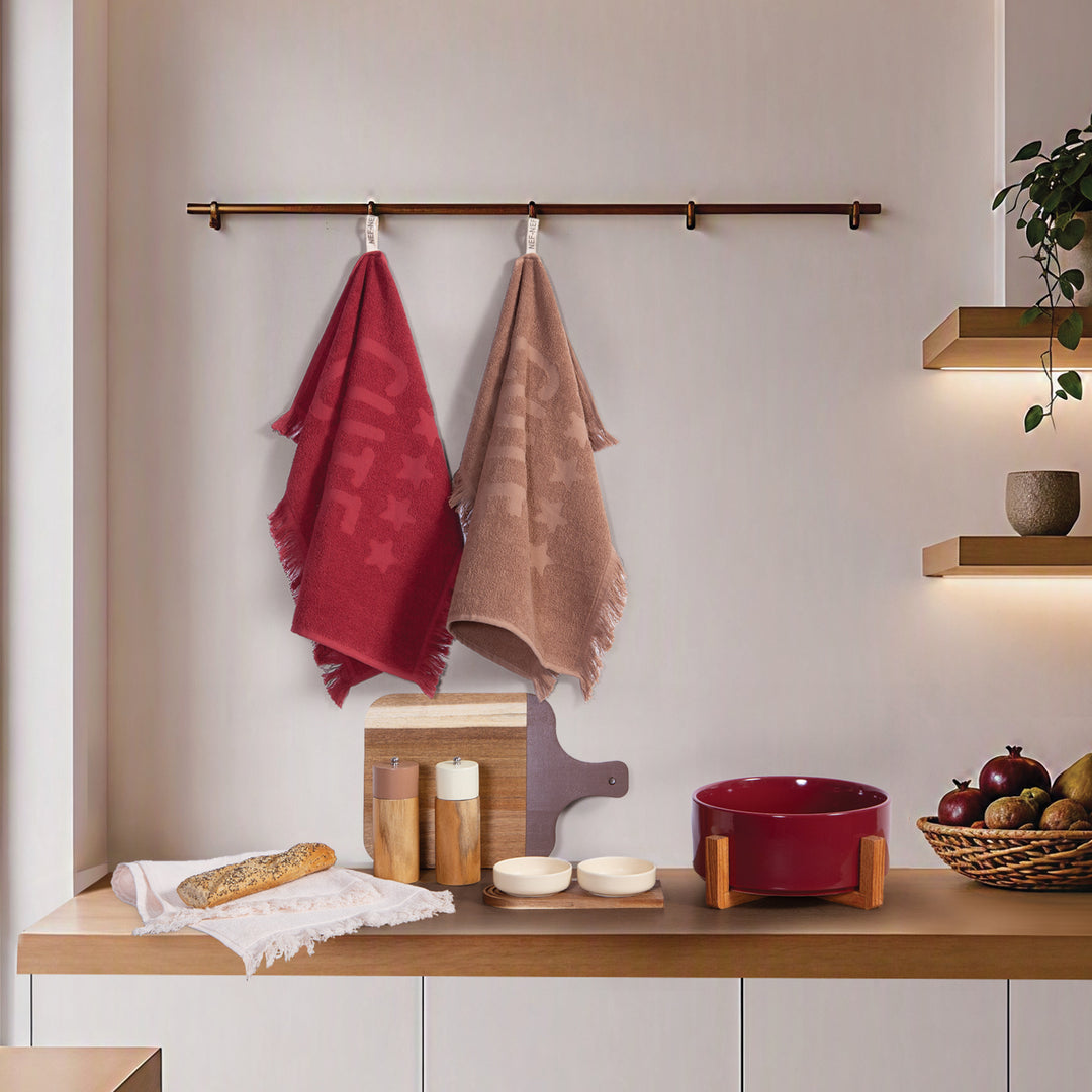 Ποτηρόπανο Πράσινο Βαμβακερό Cute Chef Nef-Nef Homeware