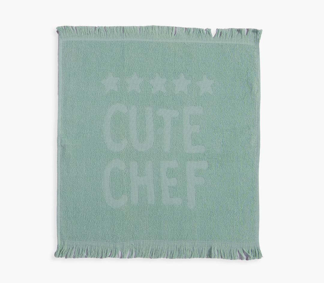 Ποτηρόπανο Μέντα Βαμβακερό Cute Chef 50X50cm Nef-Nef Homeware