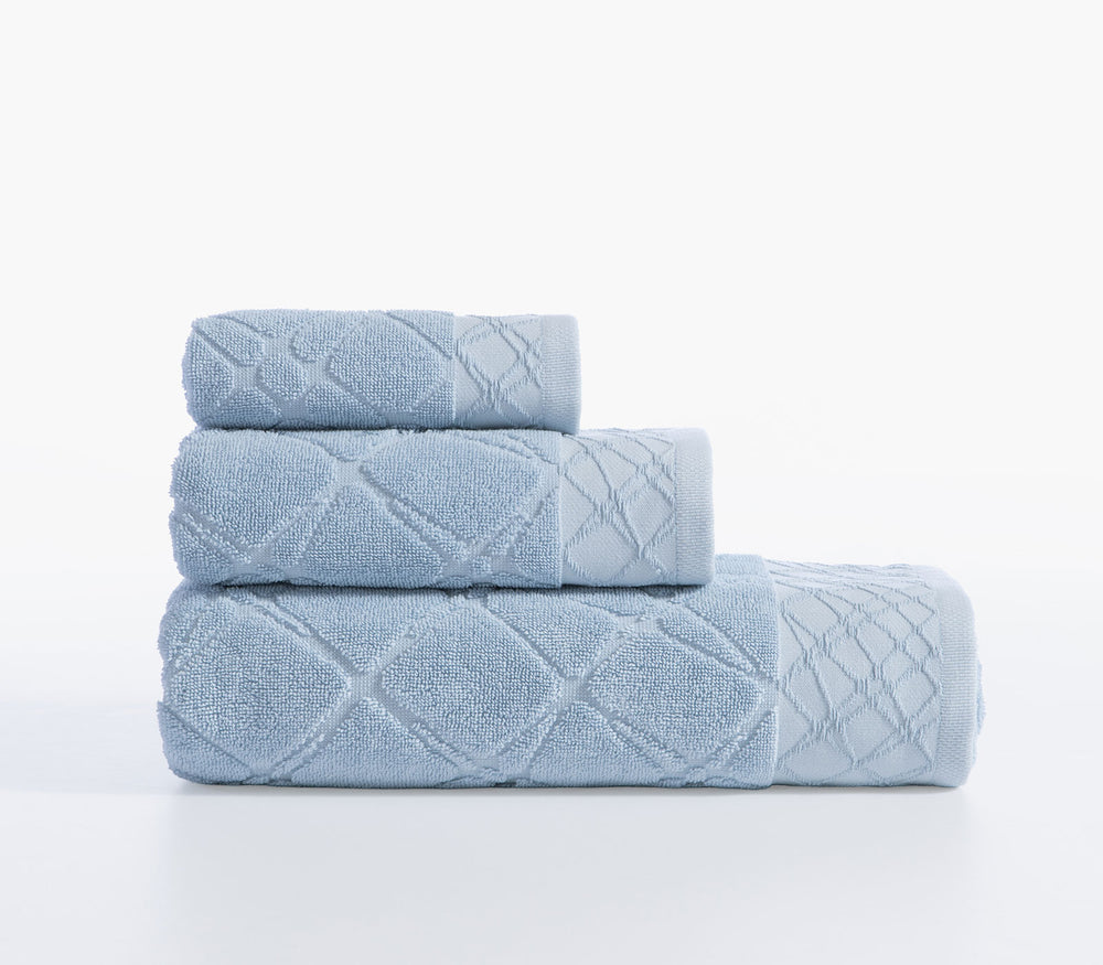 Πετσέτα Προσώπου Μπλε Βαμβακερή Breylo 50X90cm Nef-Nef Homeware