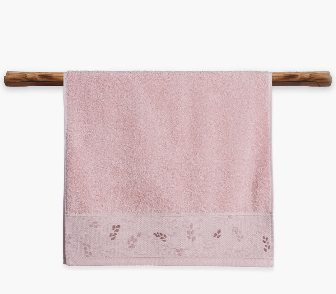 Πετσέτα Χεριών Ροζ Βαμβακερή Sylia 30X50cm Nef-Nef Homeware