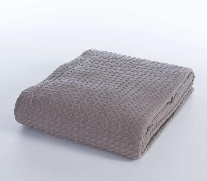 Κουβέρτα Πικέ Γκρι New Golf Μονή 180X240 Nef-Nef Homeware