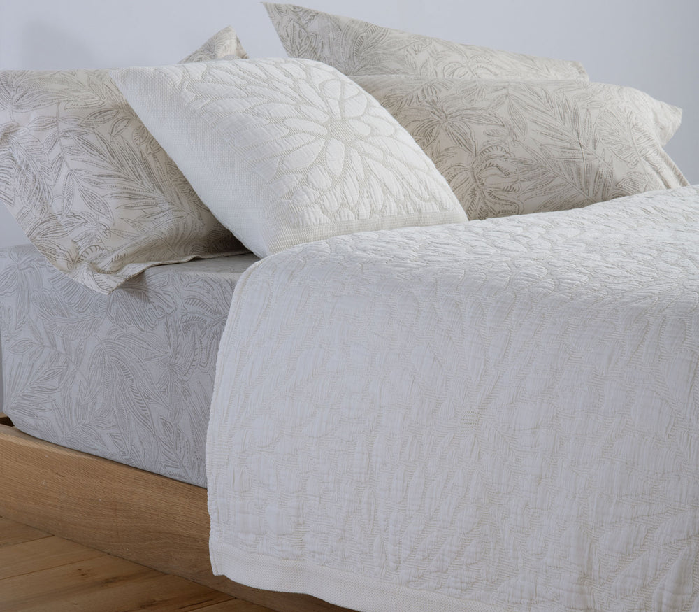 Μαξιλαροθήκη Διακοσμητική Βαμβακερή Ανάγλυφη Μπεζ Tundra 50x50 Nef-Nef Homeware