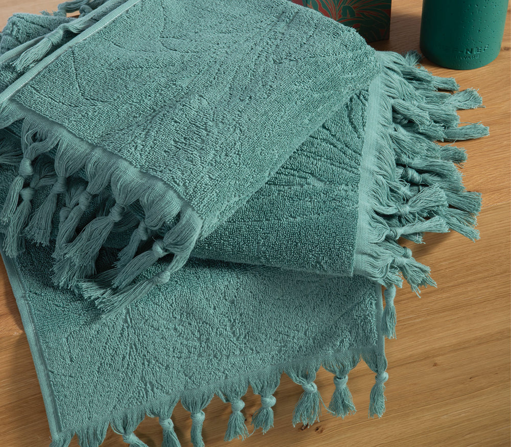 Πετσέτα Προσώπου Πράσινη Βαμβακερή Charisma 50X90cm Nef-Nef Homeware