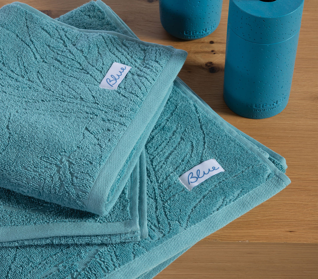 Πετσέτα Προσώπου Πετρόλ Βαμβακερή Charisma Blue 50X90cm Nef-Nef Homeware