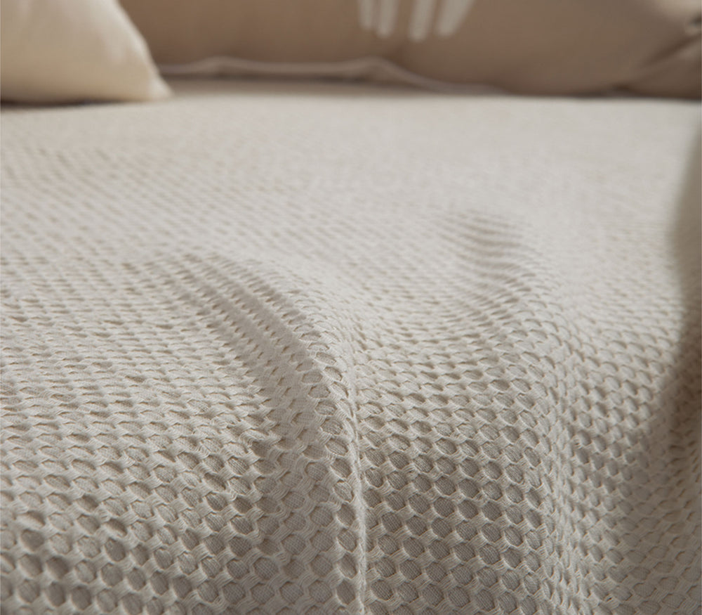 Ριχτάρι Τριθέσιου Καναπέ Εκρού Βαμβακερό Betty 26 180Χ300cm Nef-Nef Homeware