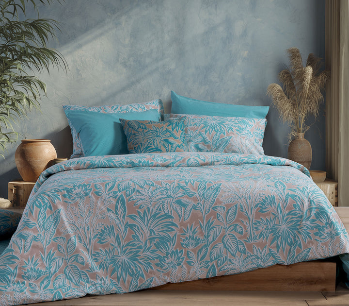 Σετ Σεντόνια Μονά Βαμβακερά Μπλε Charisma Blue 170Χ270 Nef-Nef Homeware