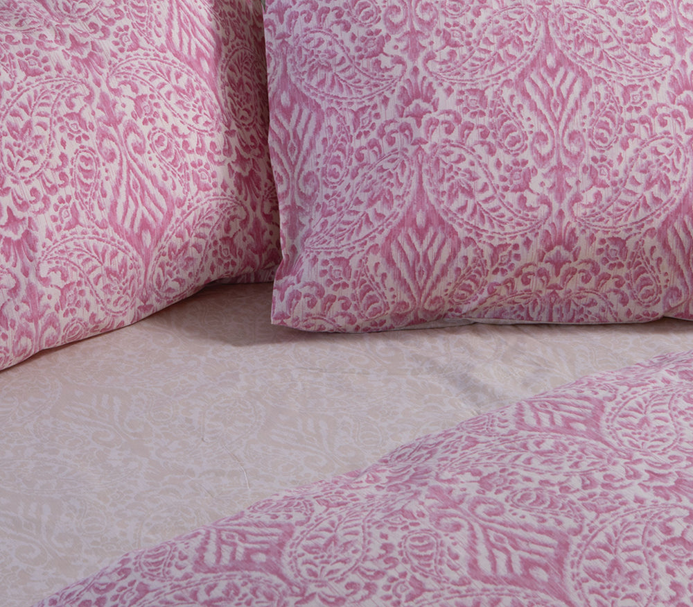 Σετ Σεντόνια Υπέρδιπλα Βαμβακερά Φούξια Jetrix 240Χ270 Nef-Nef Homeware