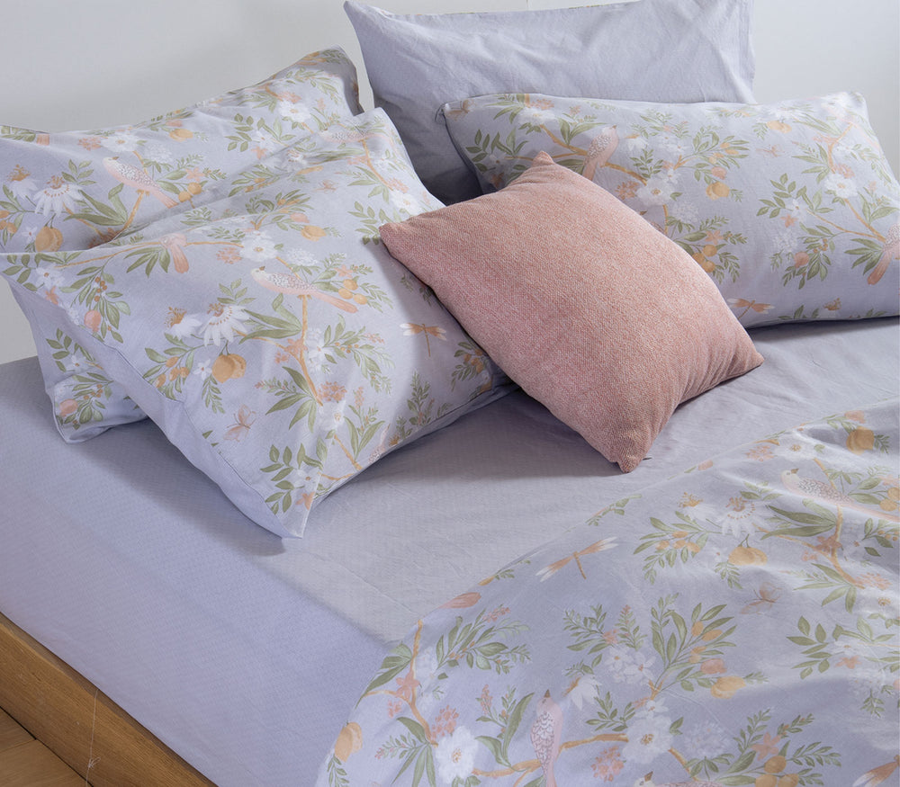 Σετ Σεντόνια King Size Βαμβακερά Ανοιχτό Μπλε Με Λάστιχο Dreamel 180Χ200+35 Nef-Nef Homeware