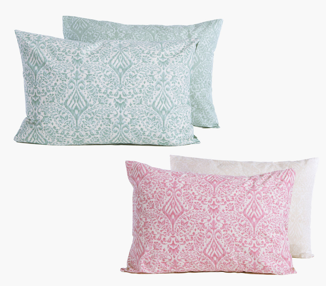 Μαξιλαροθήκη Ύπνου Βαμβακερή Φούξια με Λαχούρια Jetrix 52X72 Nef-Nef Homeware