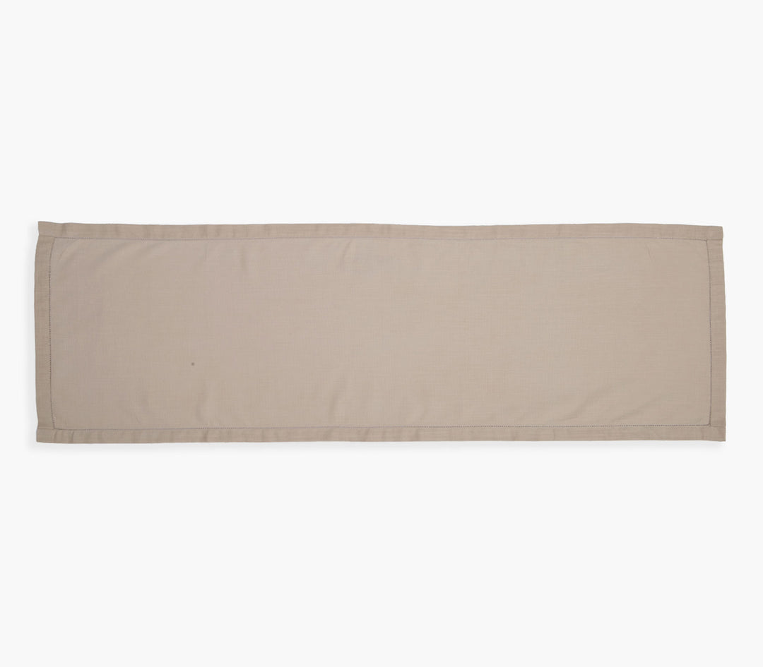 Τραβέρσα Μονόχρωμη Μπεζ Βαμβακερή Steady 45X140cm Nef-Nef Homeware
