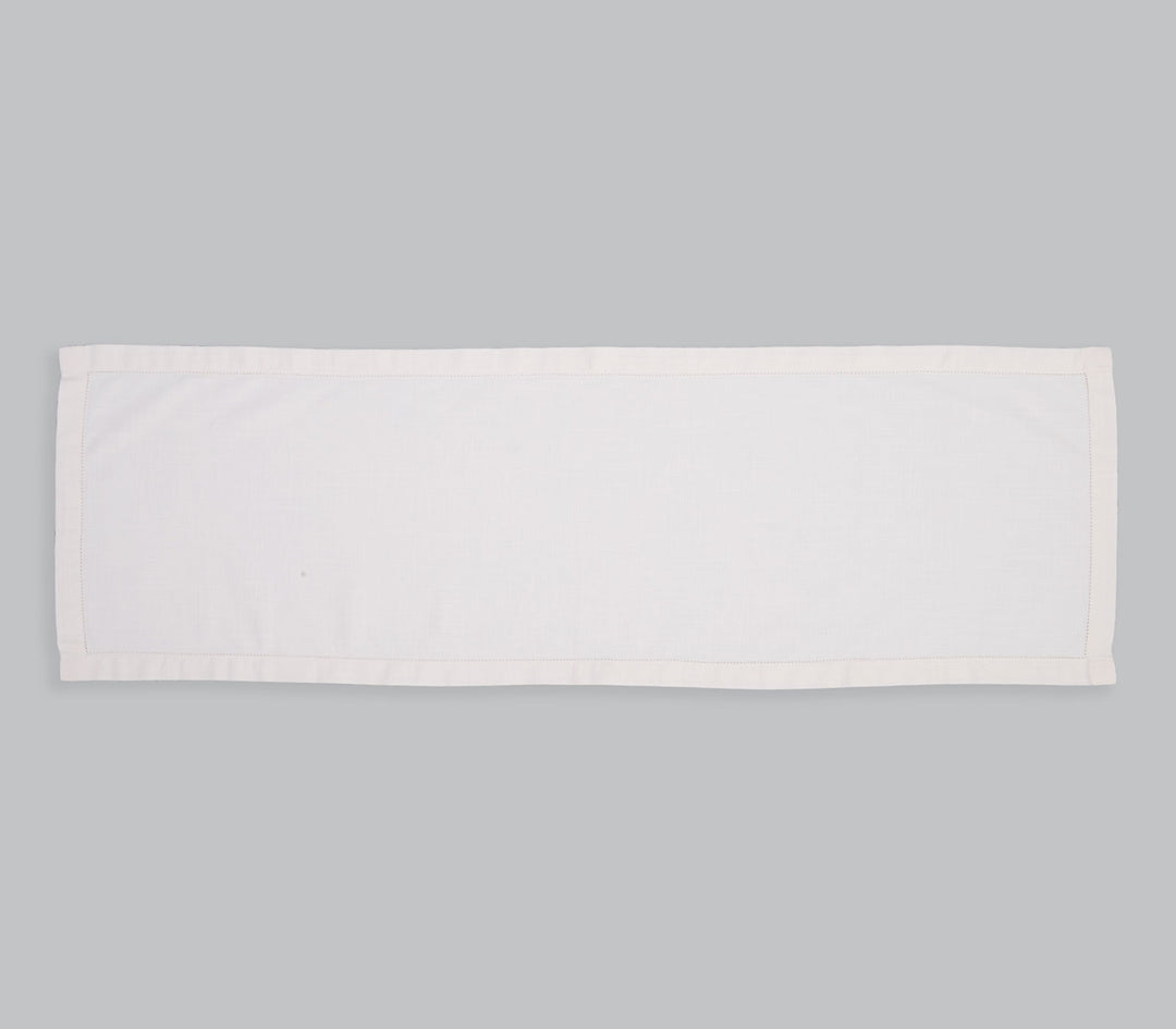 Τραβέρσα Μονόχρωμη Εκρού Βαμβακερή Steady 45X140cm Nef-Nef Homeware