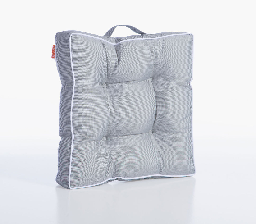 Μαξιλάρι Δαπέδου Αδιάβροχο Ανοιχτό Γκρι Samba 45X45X8cm Nef-Nef Homeware