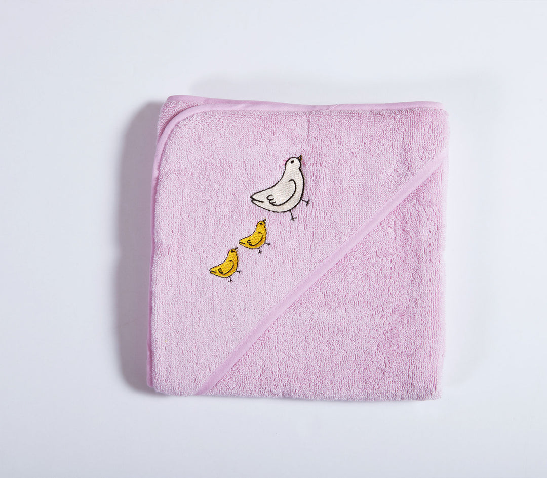 Βρεφική Κάπα Βαμβακερή Λιλά Cute & Sweet 75X75cm Nef-Nef Homeware