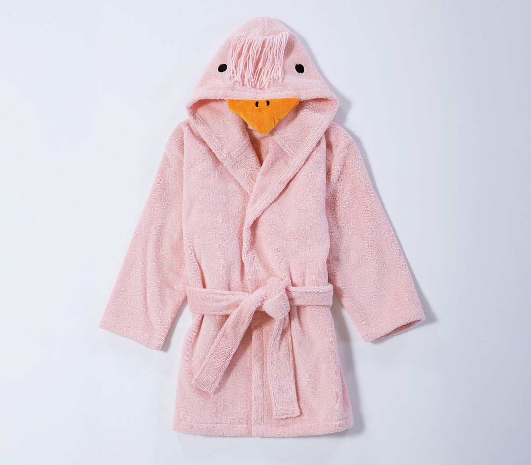 Βρεφικό Μπουρνούζι Βαμβακερό Ροζ Spring Happiness Nef-Nef Homeware