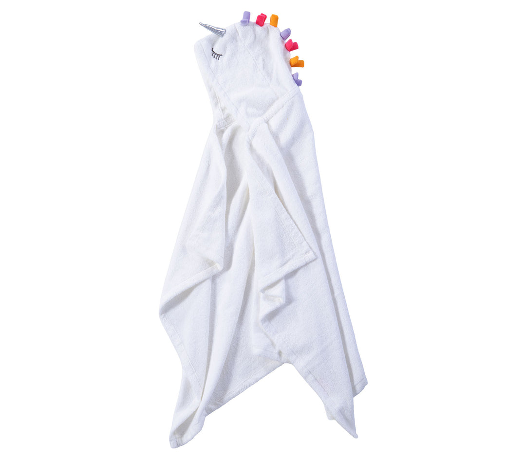 Βρεφική Κάπα Βαμβακερή Λευκή Unicorn 70X120cm Nef-Nef Homeware