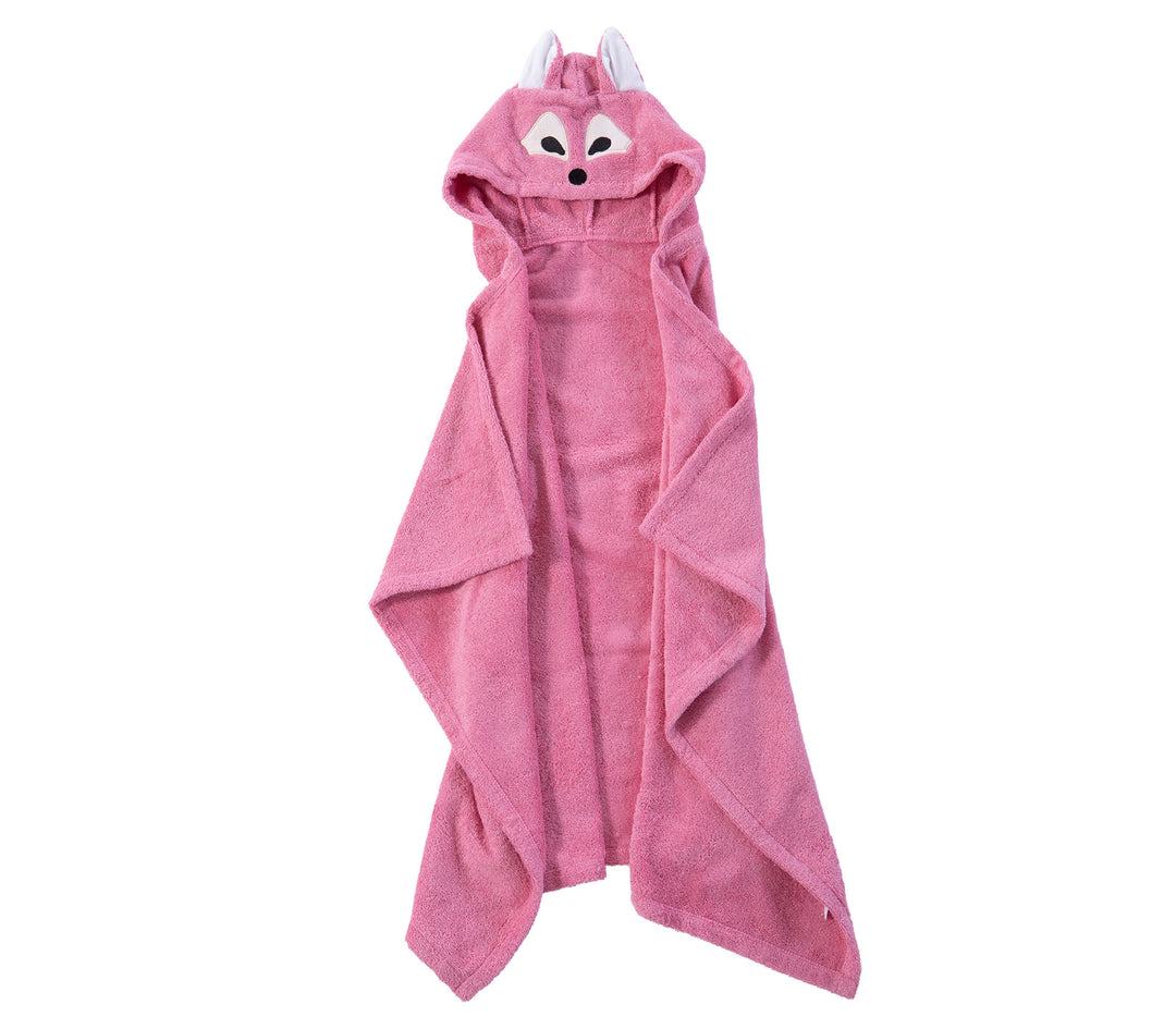 Βρεφική Κάπα Βαμβακερή Ροζ Fox 70X120cm Nef-Nef Homeware