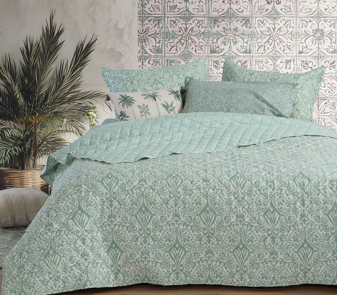 Κουβερλί Υπέρδιπλο Πράσινο 230Χ240 Jetrix Nef-Nef Homeware