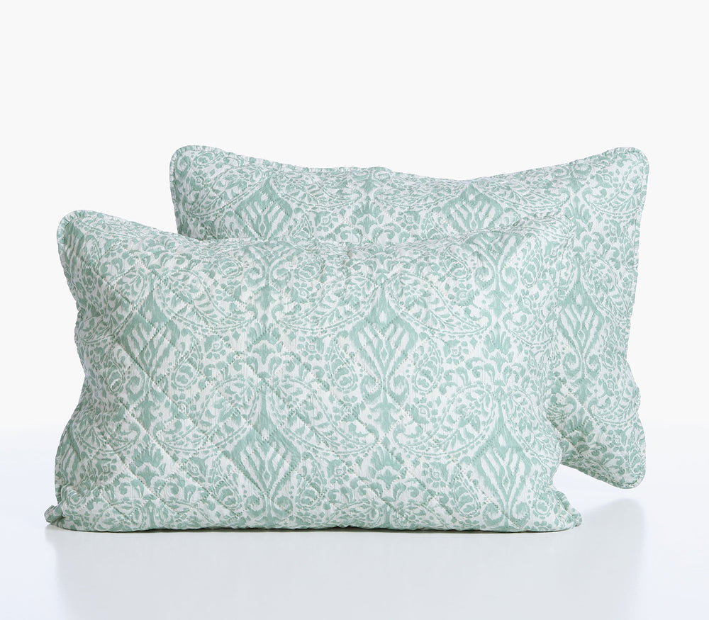 Σετ Μαξιλαροθήκες Διακοσμητικές 2τμχ Πολυεστερικές Πράσινες Jetrix 52x72 Nef-Nef Homeware