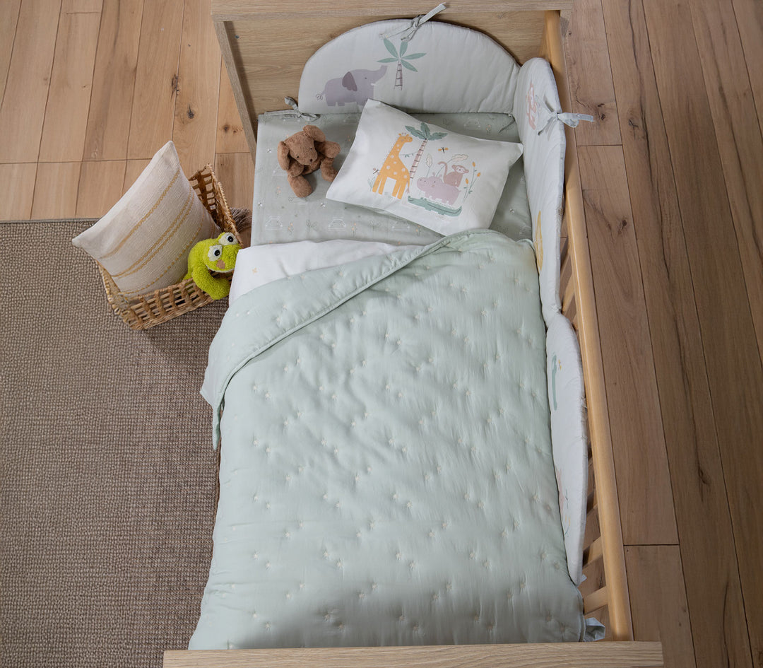 Βρεφικό Κουβερλί Κούνιας Μέντα Special Star 110Χ150cm Nef-Nef Homeware